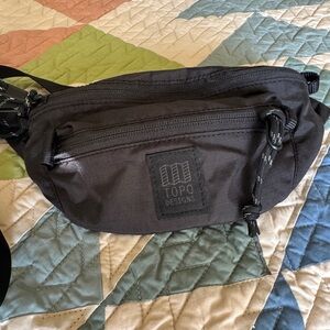 Topo Designs Charcoal Belt Bag